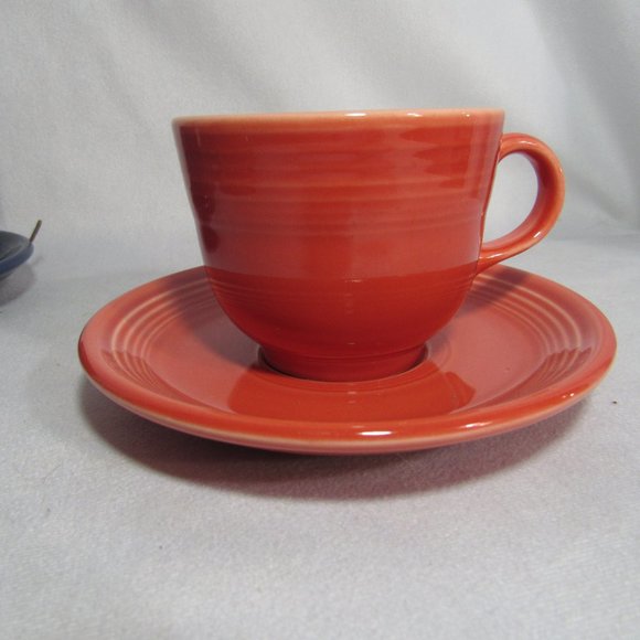 FIESTAWARE TEA CUP AND SAUCER - Picture 7 of 7